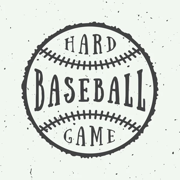 Vintage beyzbol logo, amblem, rozet.
