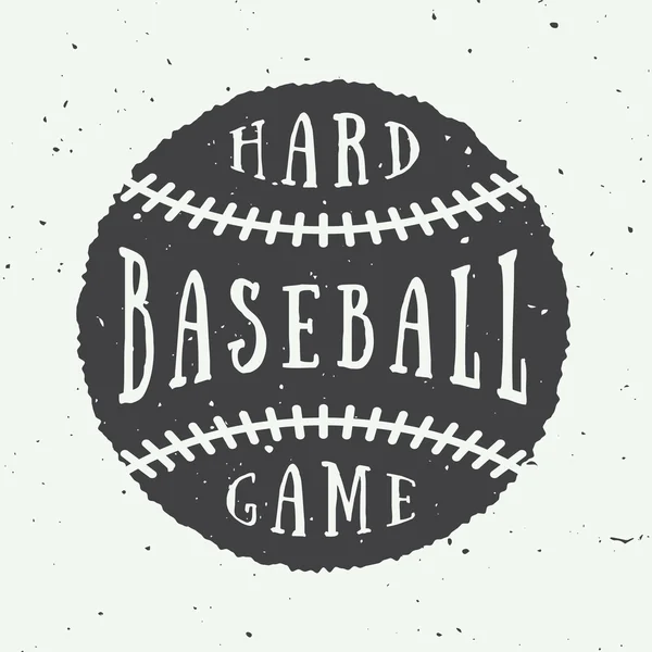 Vintage beyzbol logo, amblem, rozet. — Stok Vektör