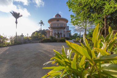 Monserrate sarayı, eklektik mimarisini ve sintra 'daki yemyeşil bahçelerini sergiliyor.