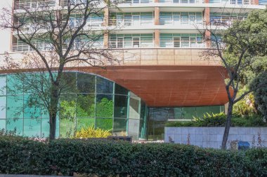 Park nacoes ana daireleri cam ve çağdaş tasarım ön cephe inşa