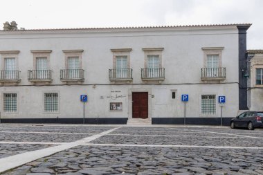 Estremoz Portekiz 'de Profesör Joaquim Vermelho Belediye Müzesi cephesi