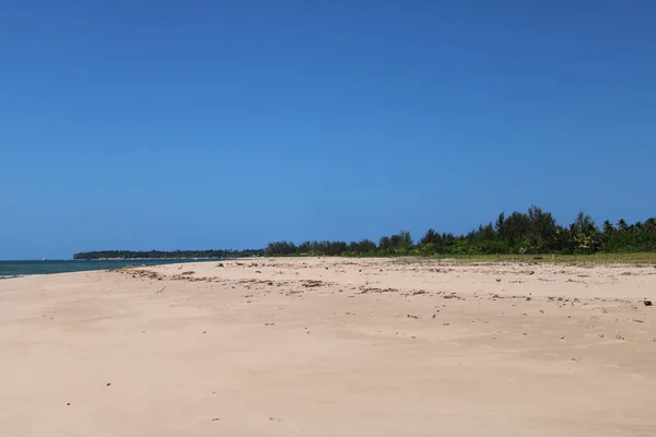 Slunečný Den Pouštní Pláži Brazílii — Stock fotografie