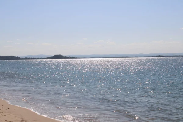 Journée Ensoleillée Sur Une Plage Désert Brésil — Photo