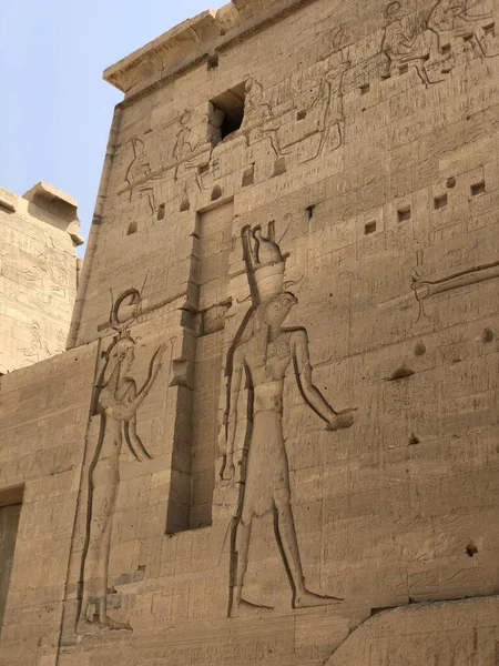 Templo Acient Philae Aswan Egipto — Fotografia de Stock