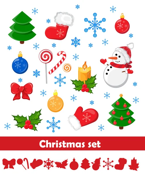 Set de Navidad — Vector de stock