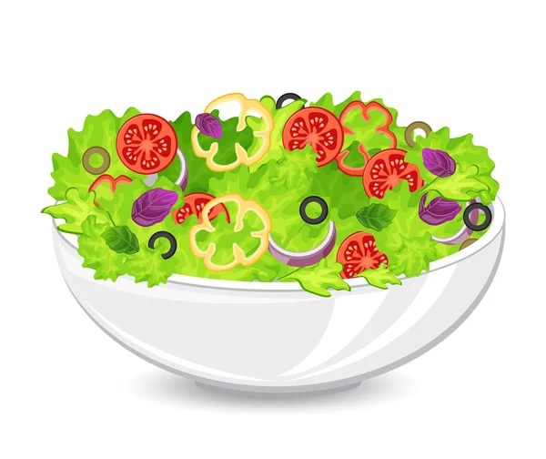 Ensalada — Vector de stock