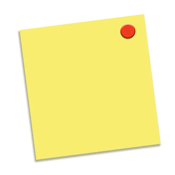 Yellow Sticky Note — Stock Photo, Image