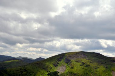 Karpat Dağları 'nın güzel manzarası