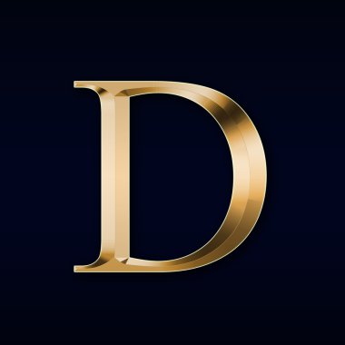 Altın siyah bir arka plan üzerinde 