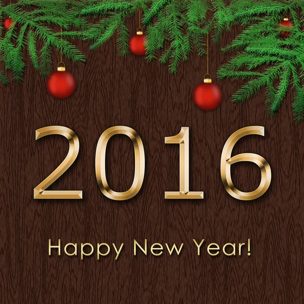 Feliz año nuevo 2016 —  Fotos de Stock