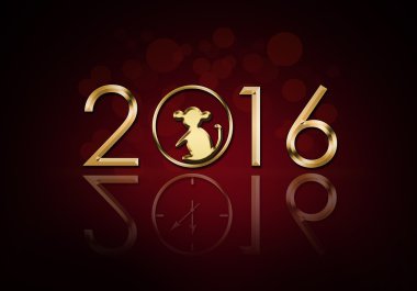 Mutlu yeni yıl 2016. Maymun Yılı
