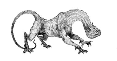  Öfkeli canavar Cognulti 'sini çıkardı ve saldırıya hazırlandı.