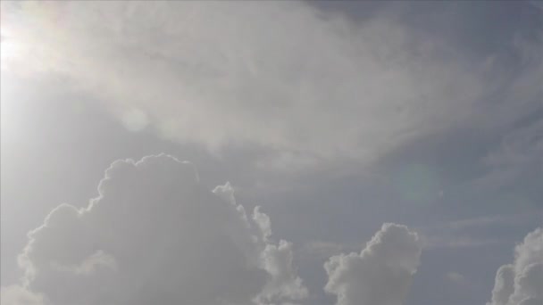 Zeitraffer der Wolken — Stockvideo