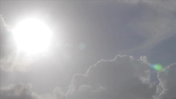 Wolken und Himmel im Zeitraffer — Stockvideo
