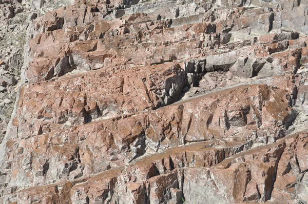 Pared Roca Texturizada Muro Piedra Stone Mountain Muro Piedra — Foto de Stock