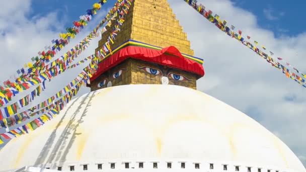 Boudhanath Nepal — Stok video