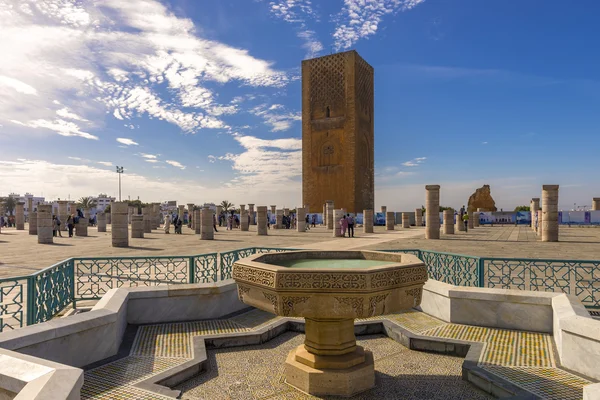 De Hassan toren in Rabat, Marokko — Stockfoto