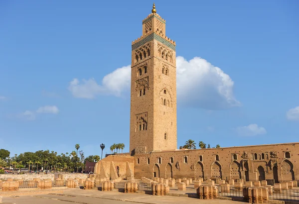 Koutoubiamoskén i marrakech Marocko. — Stockfoto