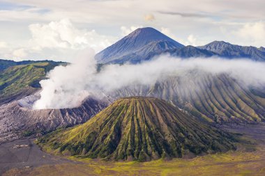 Mount bromo batok semeru volkan, java indonesi