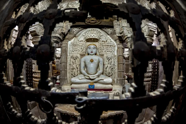 Jain άγαλμα του Βούδα στο jaisalmer, Ινδία — Φωτογραφία Αρχείου
