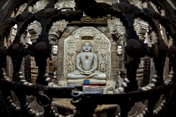 Jain buddha statue in jaisalmer, indien — Stockfoto