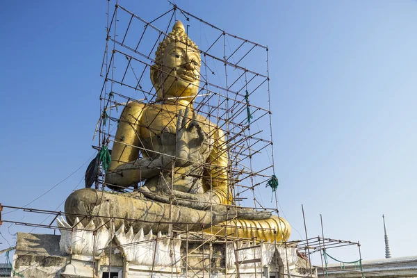 Budowę Buddy w Tajlandii prowincji phetchaburi — Zdjęcie stockowe