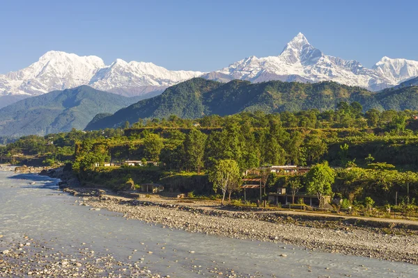 Pokhara, nepal'ın doğal güzelliği