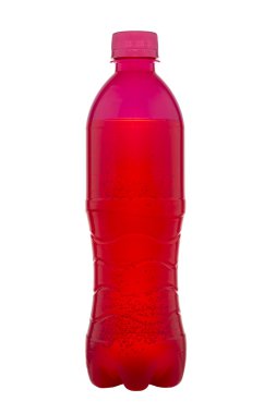 plastik şişe içecek cl beyaz izole arka planda için