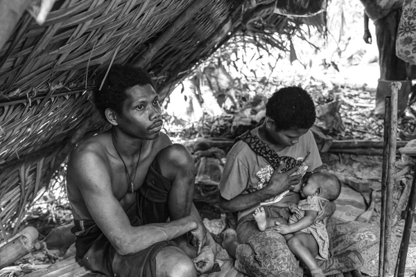 PATTALUNG, THAILAND - MAR 28, 2015: O Negrito da Tailândia. T — Fotografia de Stock