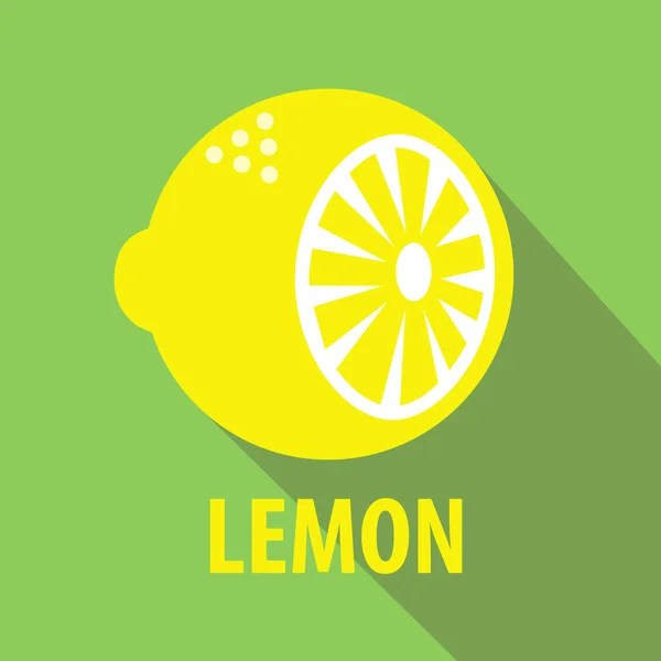 Icono de limón — Vector de stock