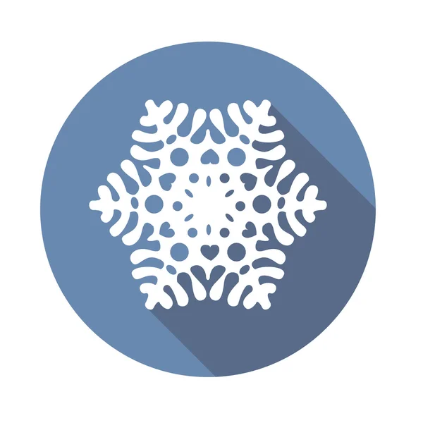 Icono de copo de nieve — Archivo Imágenes Vectoriales