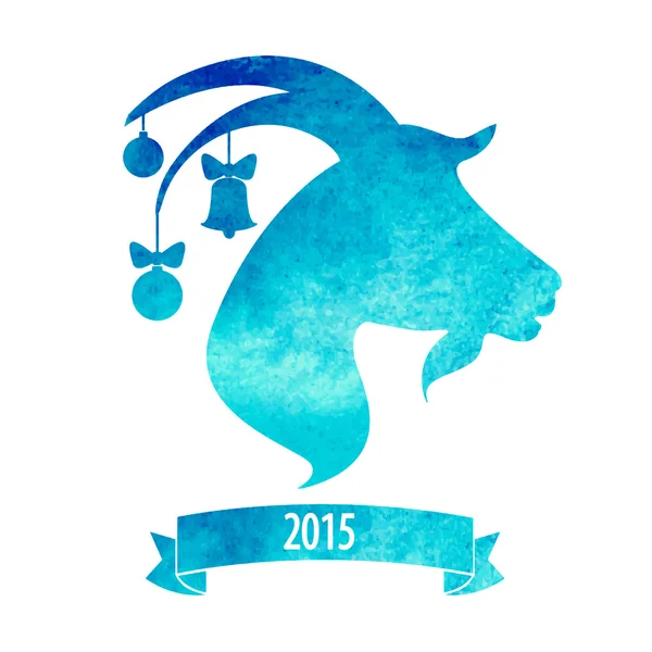 Nouvel An de la Chèvre 2015 — Image vectorielle