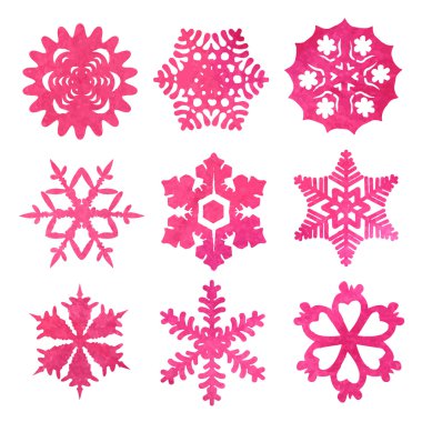 Suluboya kar taneleri