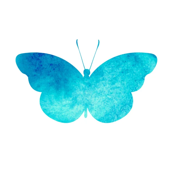 Aquarell-Schmetterling — Stockvektor