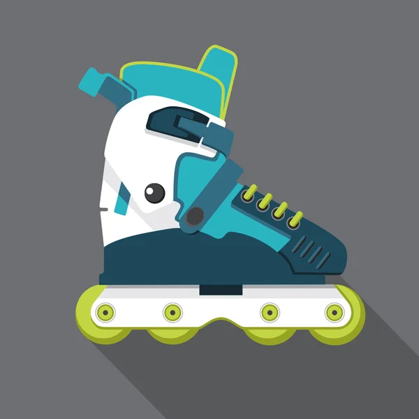 Rolschaatsen pictogram — Stockvector