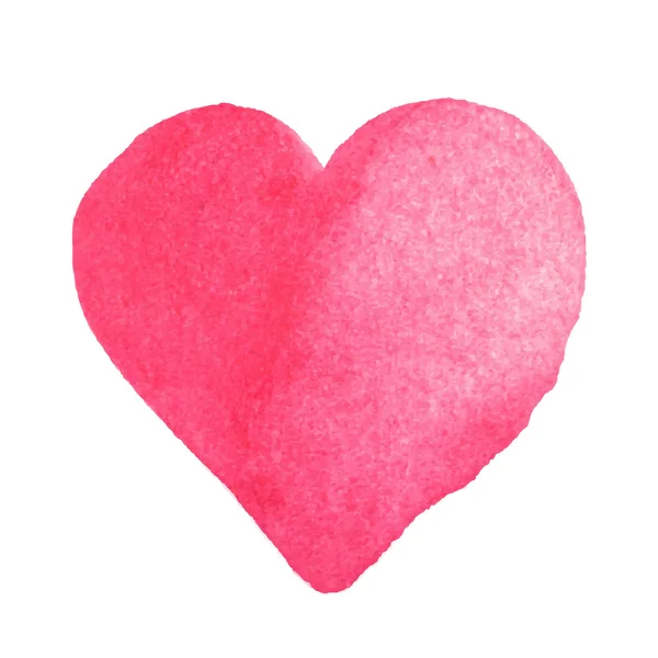 Watercolor heart — Stock Vector