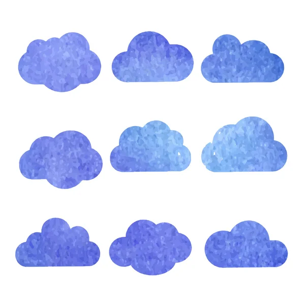 Ciel aquarelle — Image vectorielle