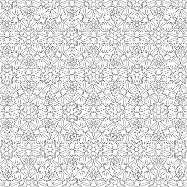 Boyama kitabı ve boyama sayfası için siyah ve beyaz vektör çizimleri