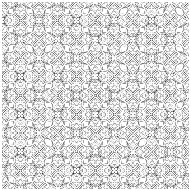 Boyama kitabı ve boyama sayfası için siyah ve beyaz vektör çizimleri