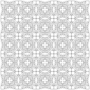 Boyama kitabı ve boyama sayfası için siyah ve beyaz vektör çizimleri