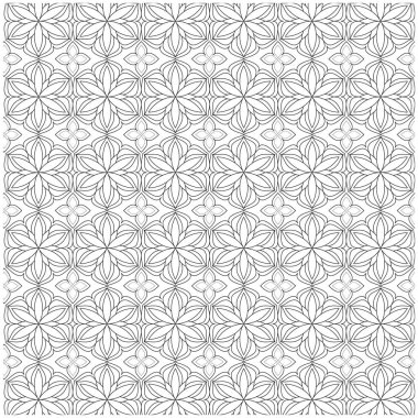 Boyama kitabı ve boyama sayfası için siyah ve beyaz vektör çizimleri