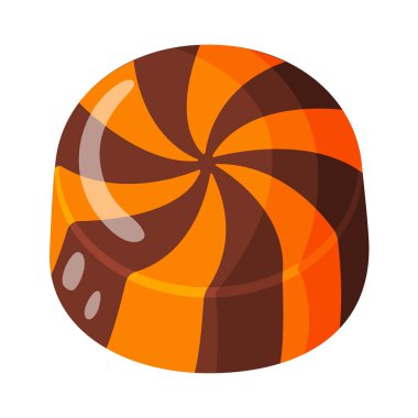 Colorful candy. Hand drawn trendy flat style. festive decorative candy. Halloween, any celebration or holiday. Cute and sweet. Ideal for packaging, greeting cards, posters, stickers, decorations.