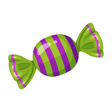 Candy in bright wrapping. flat vector style. festive decorative candy. Halloween, any celebration or holiday. Cute and sweet. Ideal for packaging, greeting cards, posters, stickers, decorations.