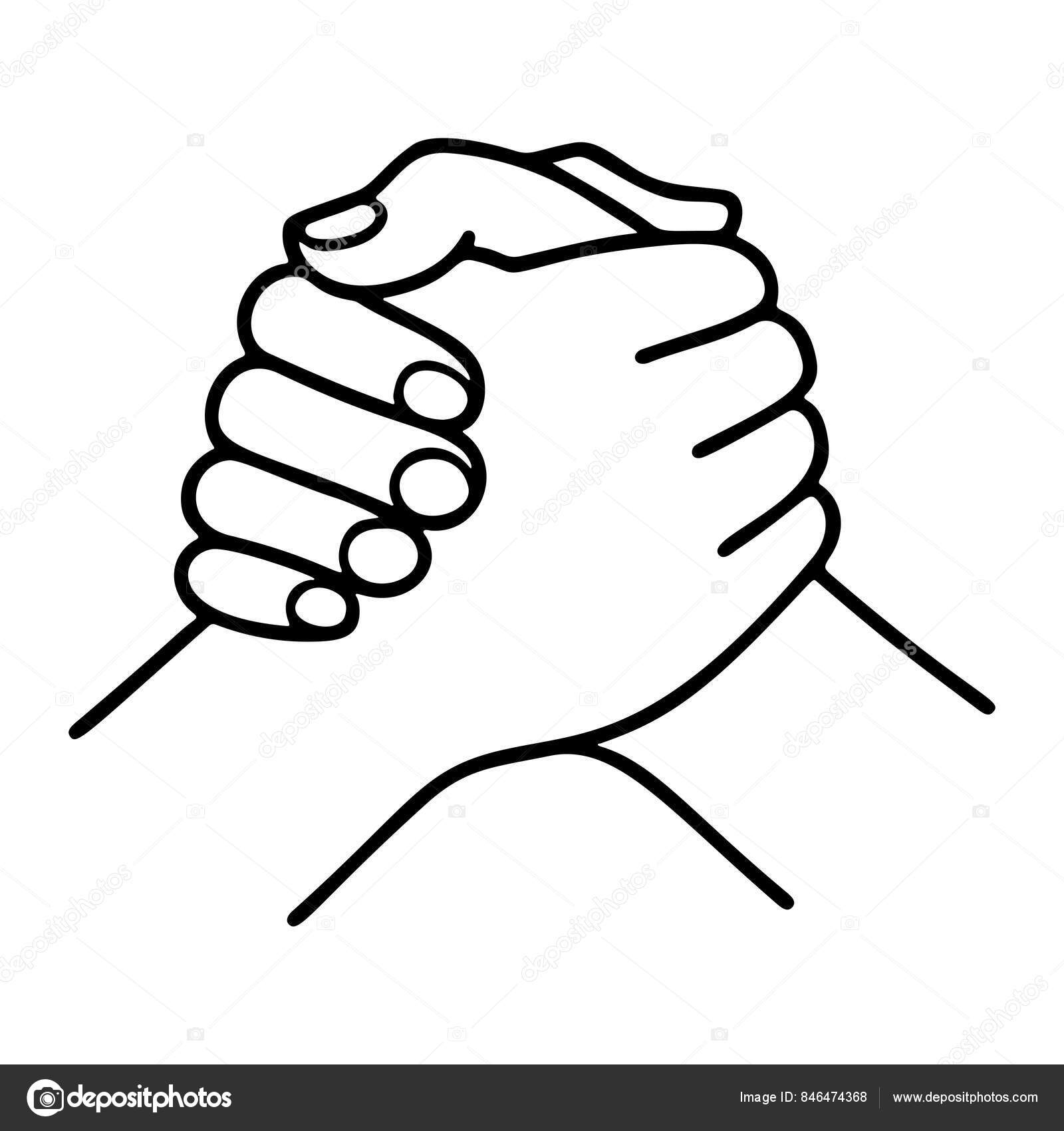 Imagens vetoriais de Arm wrestling drawing | DepositPhotos, image size:1600x1700