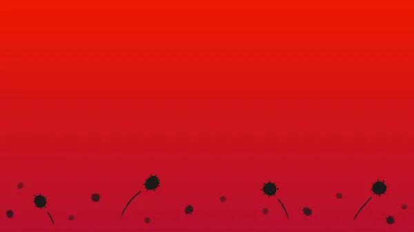 Αφηρημένες Σκούρες Κόκκινες Ταπετσαρίες Covid Coronavirus Concept Background Image — Διανυσματικό Αρχείο