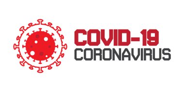 COVID-19 (Coronavirus) konsept logosu. COVID-19 görüntü.