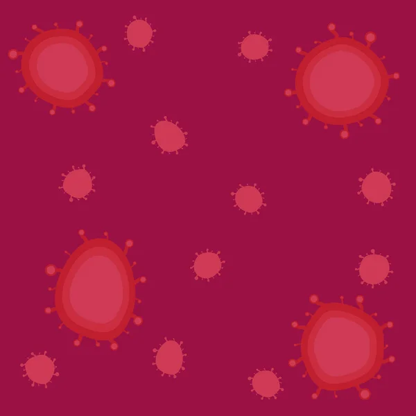 Covid Coronavirus Koncept Isolerad Symbol Covid Isolerad Illustration — Stock vektor