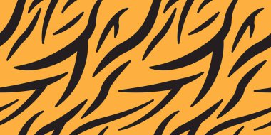 Hayvan (vahşi kedi) pürüzsüz desen, Bengal kaplanı deri yapısı .