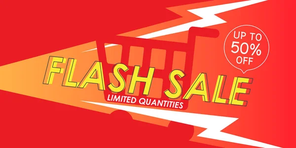 Flash Vendita Sfondo Astratto Con Testo Fino Sconto Quantità Limitate — Vettoriale Stock