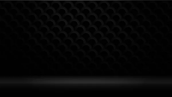 Černé Vlákno Textura Tmavý Pokoj Gradient Tapety Abstraktní Pozadí Image — Stock fotografie